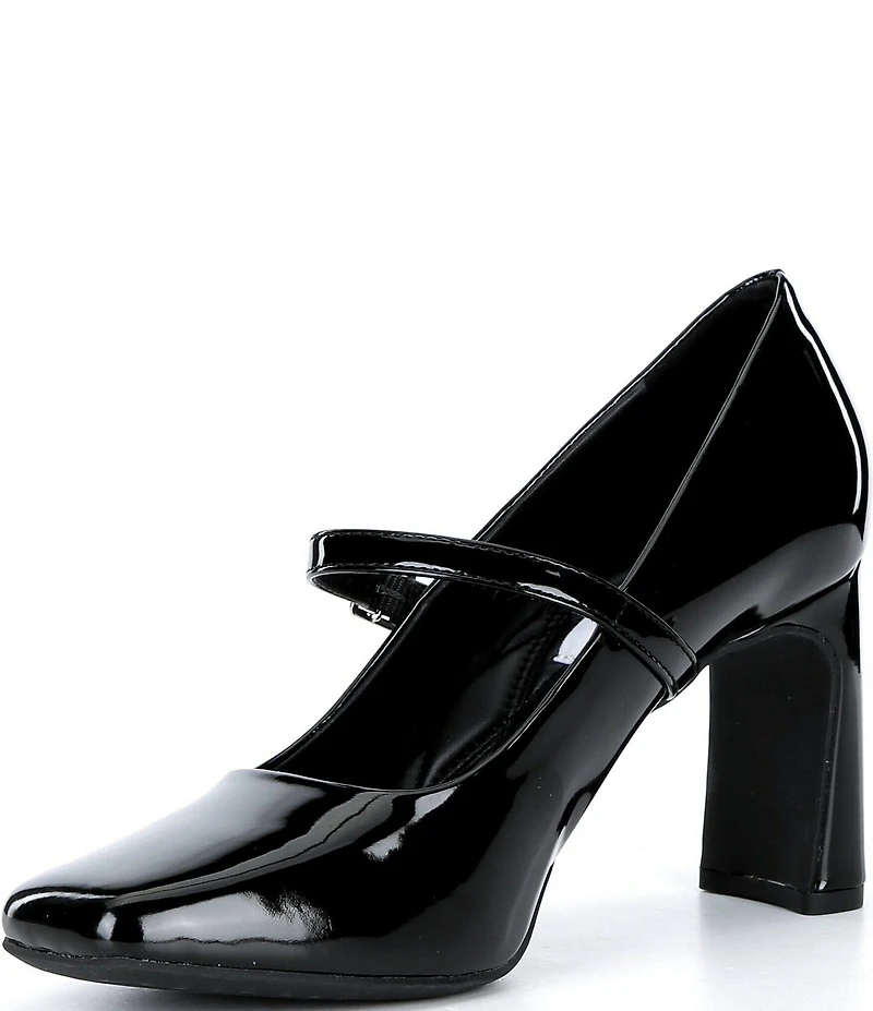 Gianni Bini Kirklynn Patent Square Toe Mary Jane Pumps