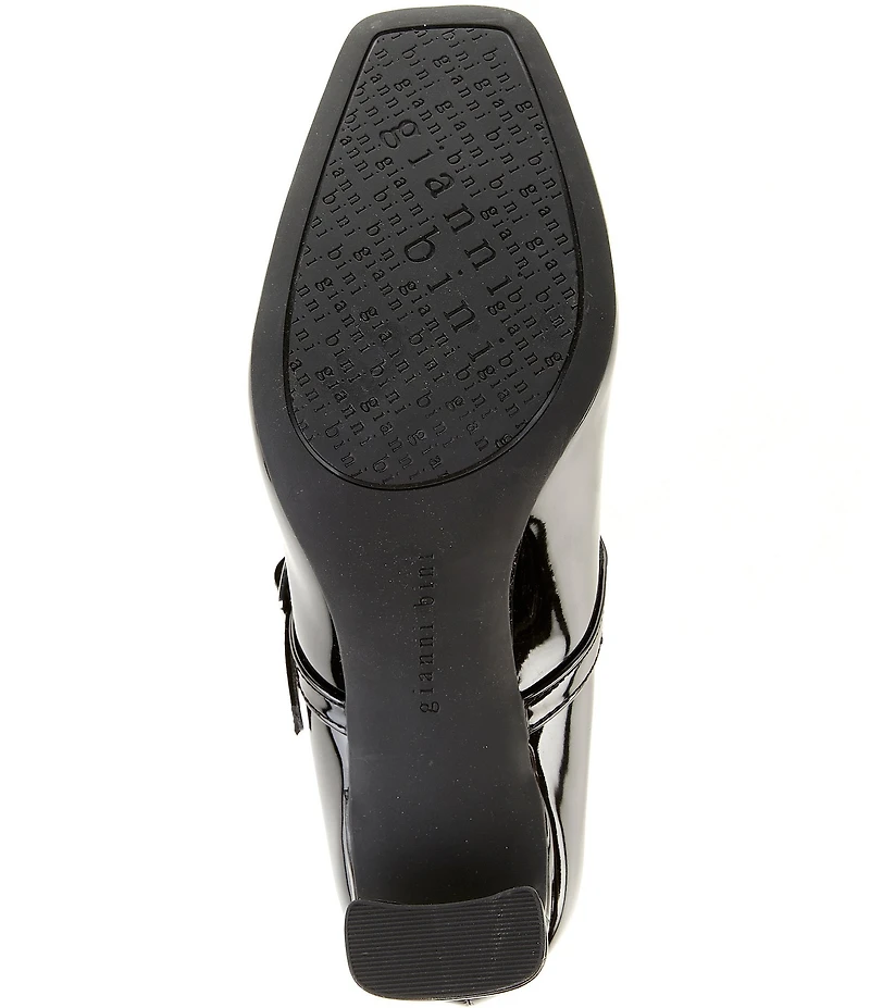 Gianni Bini Kirklynn Patent Square Toe Mary Jane Pumps