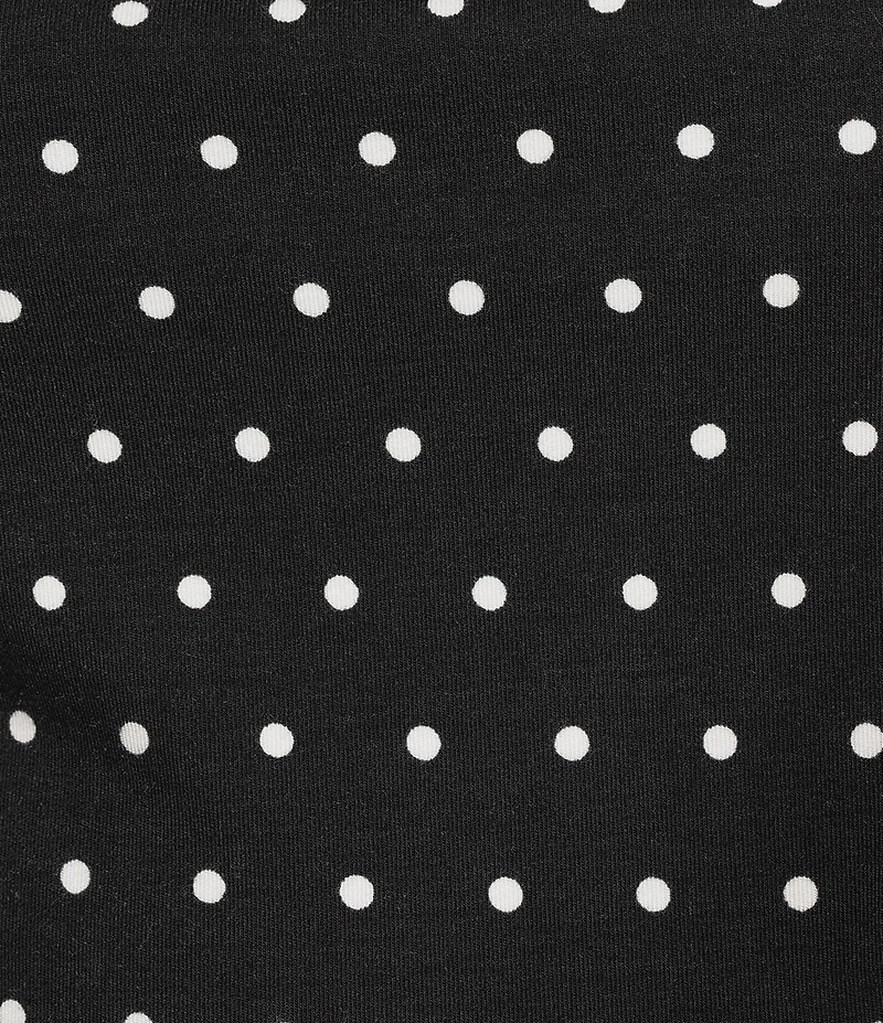 Gianni Bini Knit Polka Dot Mock Neck Sleeveless Tank Top