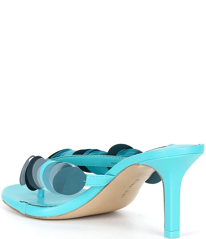 Gianni Bini Lamar Payette Sequin Thong Dress Sandals