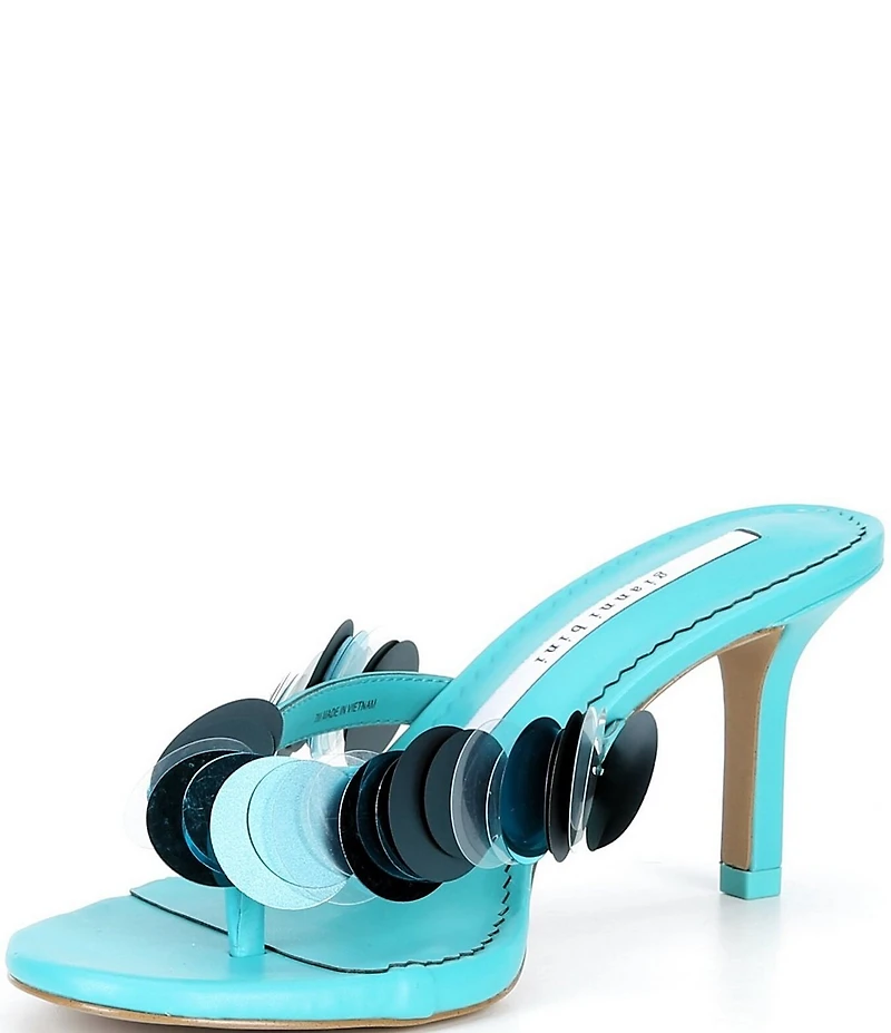 Gianni Bini Lamar Payette Sequin Thong Dress Sandals