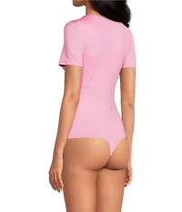 Gianni Bini Layla Short Sleeve Crew Neck Coordinating Bodysuit