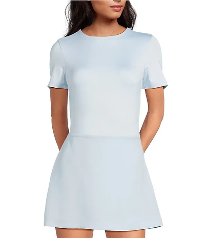 Gianni Bini Layla Short Sleeve Crew Neck Coordinating Bodysuit