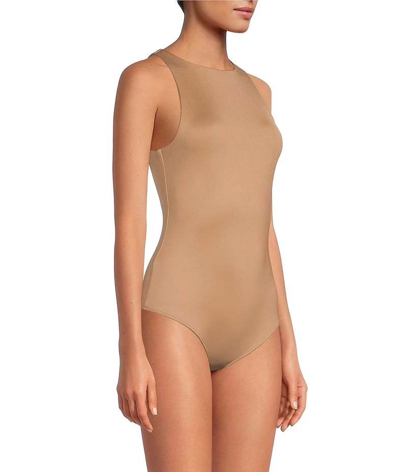 Gianni Bini Layla Sleeveless Racer Knit Coordinating Bodysuit