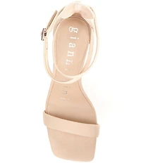 Gianni Bini Layney Suede Square Toe Strappy Dress Sandals