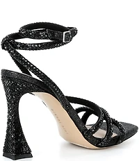 Gianni Bini Lelani Rhinestone Ankle Wrap Strappy Dress Sandals