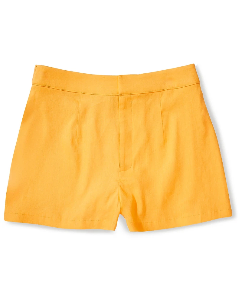 Gianni Bini Lila Flat Front Linen Shorts