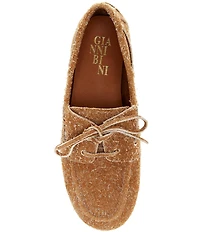 Gianni Bini Lionel Hairy Suede Flat Loafers