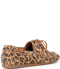 Gianni Bini Lionel Leopard Print Suede Flat Loafers