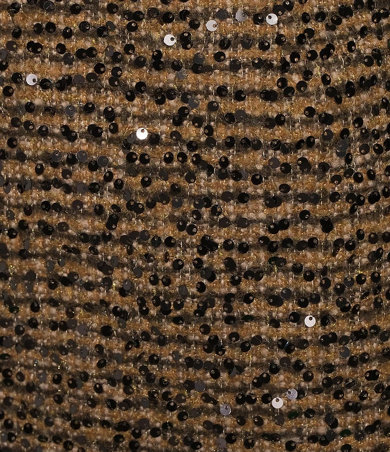 Gianni Bini Liora Sequin Tweed A-Line Mini Skirt