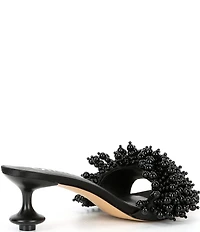 Gianni Bini Lonzo Bead Ornament Square Toe Slide Sandals