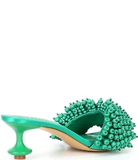 Gianni Bini Lonzo Bead Ornament Square Toe Slide Sandals