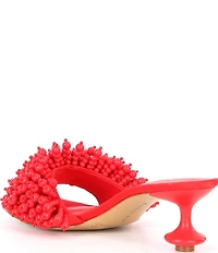 Gianni Bini Lonzo Bead Ornament Square Toe Slide Sandals