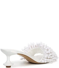 Gianni Bini Lonzo Bead Ornament Square Toe Slide Sandals