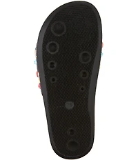 Gianni Bini Luckydaze Casino Ornamented Rhinestone Pool Slides