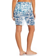Gianni Bini Mademoiselle Toile Print Sarong Cover-Up