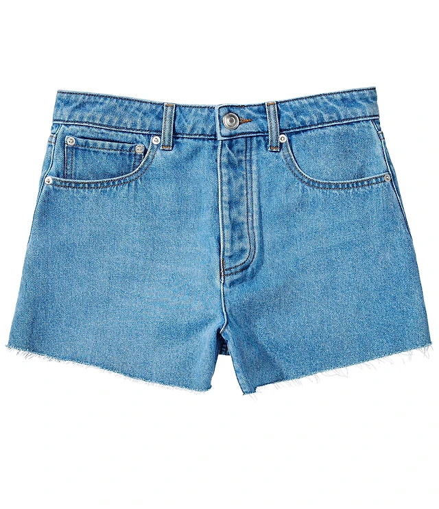 Rolla's Original Sunshine Blue High Rise Denim Shorts Brazos Mall
