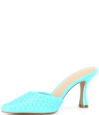 Gianni Bini Malcolm Satin Studded Dress Mules