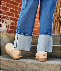 Gianni Bini Mallory Straight Leg Cuffed Denim Jeans