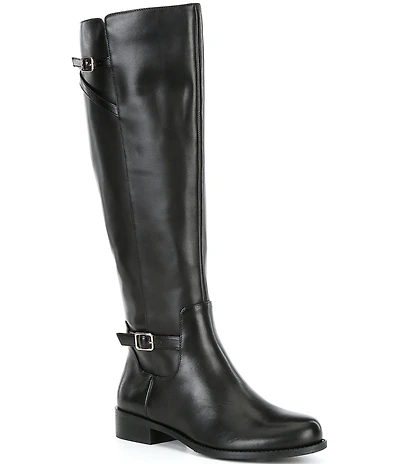 Gianni Bini Marion Buckle Soft Leather Tall Riding Boots