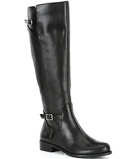 Gianni Bini Marion Buckle Soft Leather Tall Riding Boots