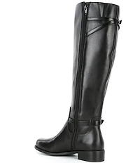 Gianni Bini Marion Buckle Soft Leather Tall Riding Boots