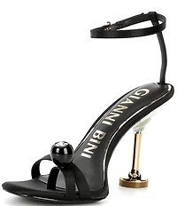 Gianni Bini Marteeny Olive Ornament Martini Heel Dress Sandals