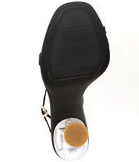 Gianni Bini Marteeny Olive Ornament Martini Heel Dress Sandals