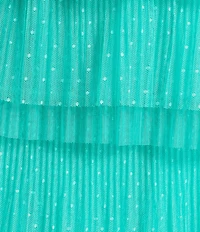Gianni Bini Melanie Halter Neck Sleeveless Layered Tulle Midi Dress