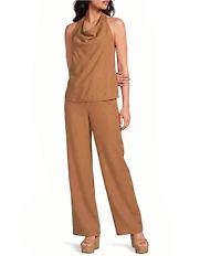 Gianni Bini Micha Coordinating Linen Pants