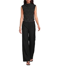 Gianni Bini Micha Coordinating Linen Pants