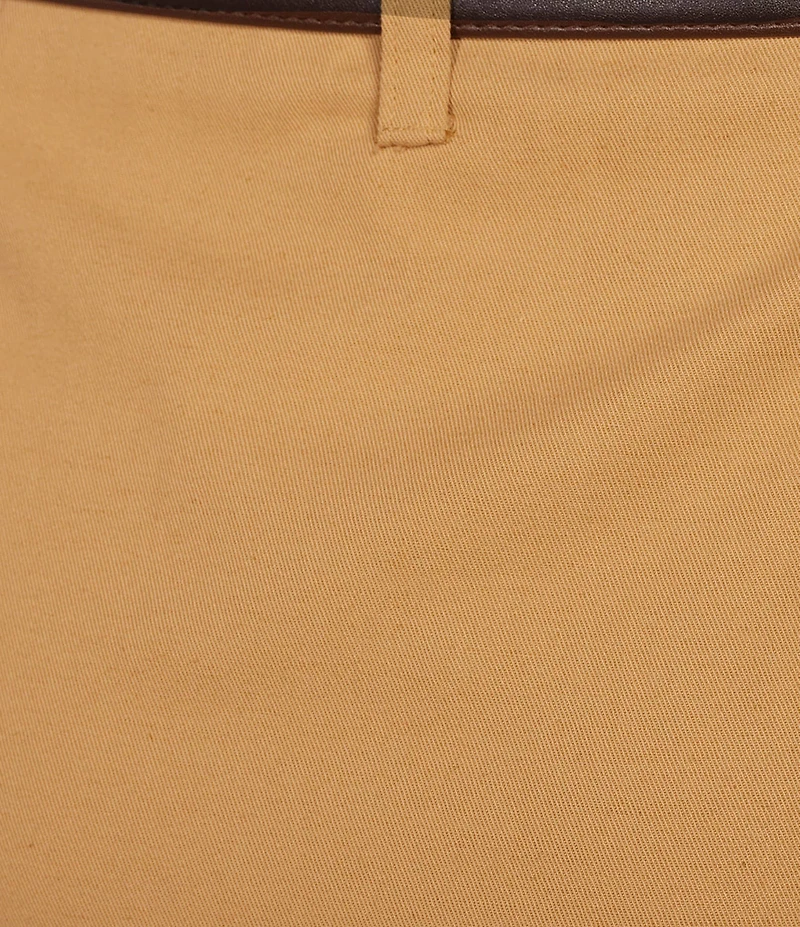 Gianni Bini Mila Twill Belted A-Line Mini Skirt