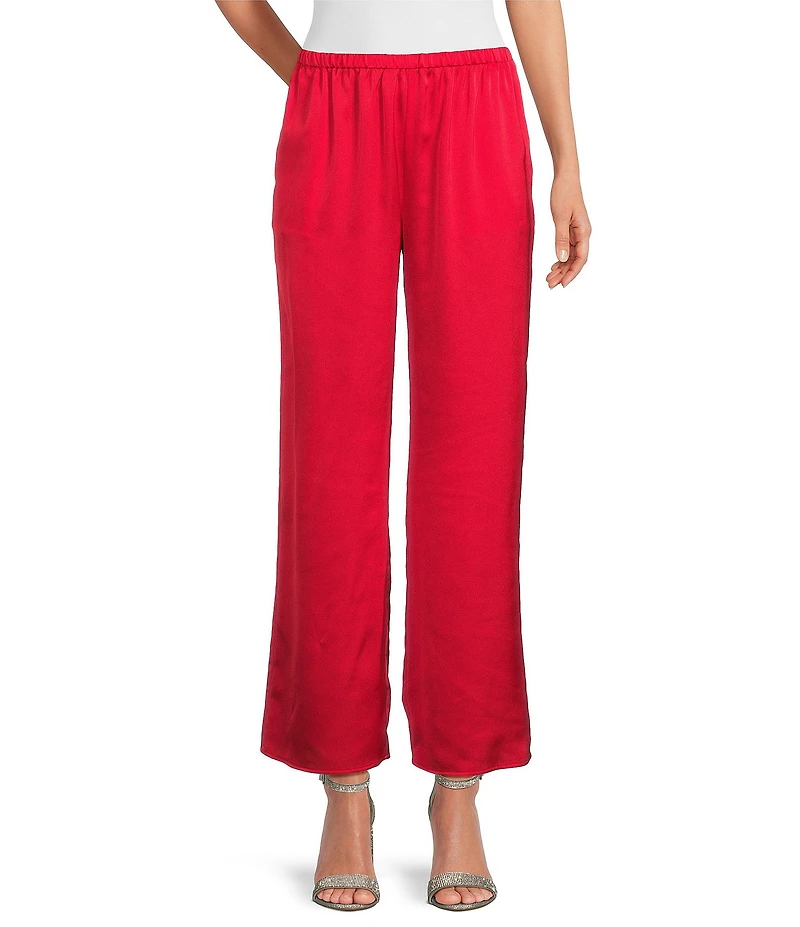 Gianni Bini Mirabel Satin Wide Leg Pants