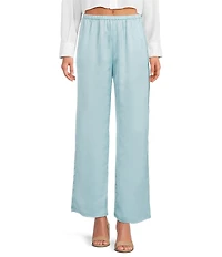 Gianni Bini Mirabel Satin Wide Leg Pants