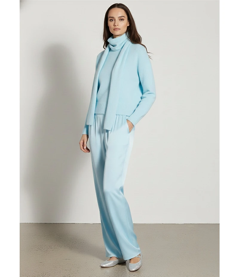 Gianni Bini Mirabel Satin Wide Leg Pants