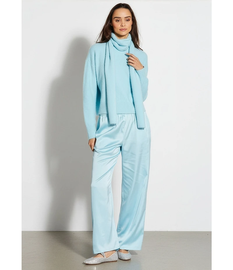 Gianni Bini Mirabel Satin Wide Leg Pants