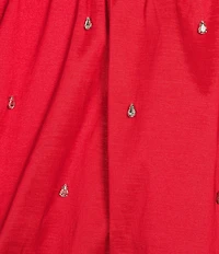 Gianni Bini Nadia Rhinestone Embellished Taffeta Bubble Mini Skirt