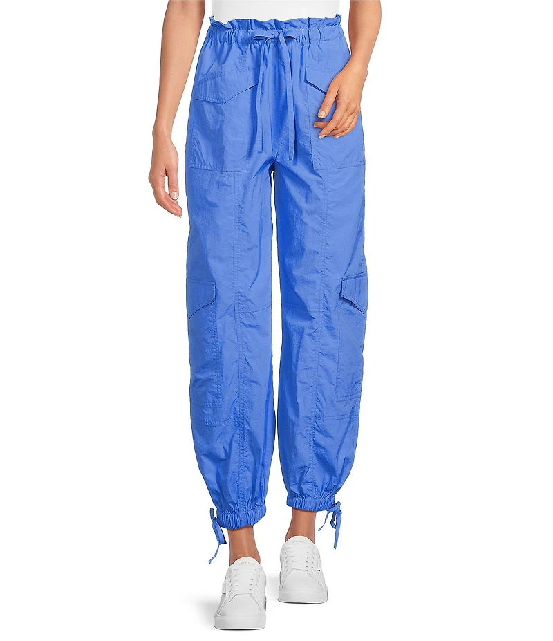 Gianni Bini Natasha Nylon Parachute Pull-On Pants