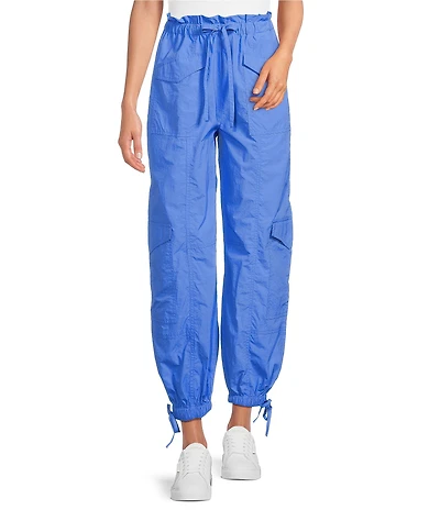 Gianni Bini Natasha Nylon Parachute Pull-On Pants