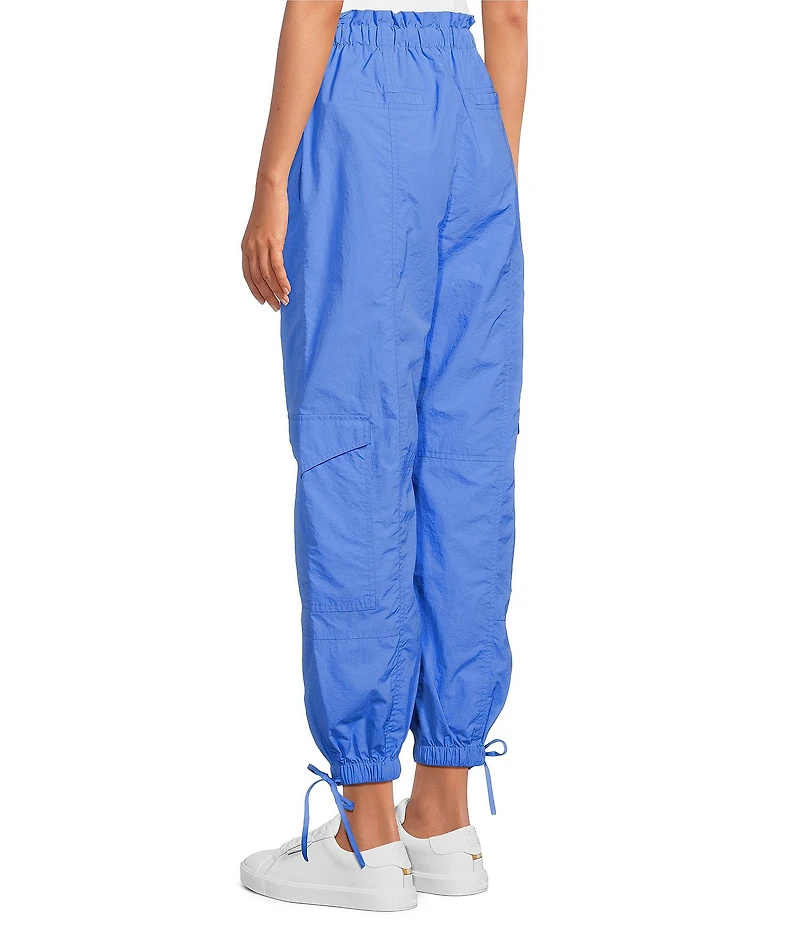 Gianni Bini Natasha Nylon Parachute Pull-On Pants