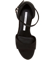 Gianni Bini Nessie Suede Ankle Strap Platform Dress Sandals
