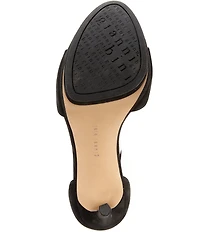 Gianni Bini Nessie Suede Ankle Strap Platform Dress Sandals
