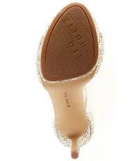 Gianni Bini Nessie Four Rhinestone Platform Dress Sandals