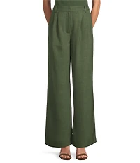 Gianni Bini Nora Coordinating Wide Leg Crepe Trouser