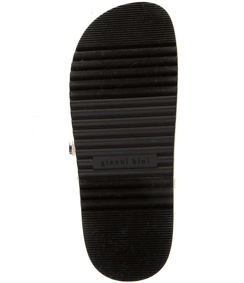 Gianni Bini Oddie Velvet Studded Platform Clogs