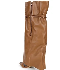 Gianni Bini Okeke Knee High Open Toe Stiletto Dress Sandals