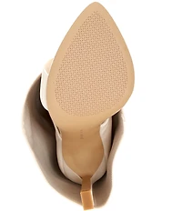 Gianni Bini Okeke Knee High Open Toe Stiletto Dress Sandals