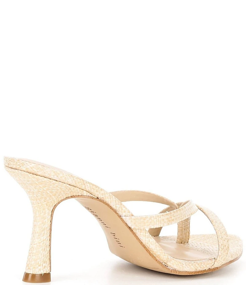 Gianni Bini Parsons Raffia Pointed Toe Dress Sandals