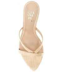 Gianni Bini Parsons Raffia Pointed Toe Dress Sandals
