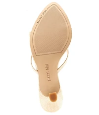 Gianni Bini Parsons Raffia Pointed Toe Dress Sandals